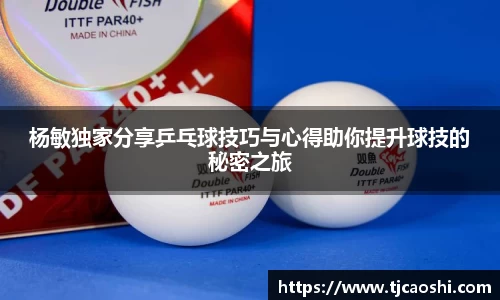 杨敏独家分享乒乓球技巧与心得助你提升球技的秘密之旅
